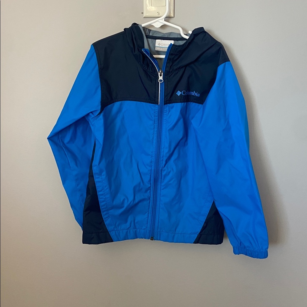 Columbia Kids' Two-Tone Blue Rain Jacket
